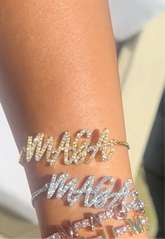 MAGA Script Bracelet