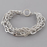 Multi Chain Toggle Bracelet
