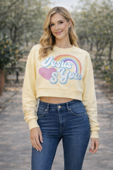 Jesus Loves You Crew Sweatshirt