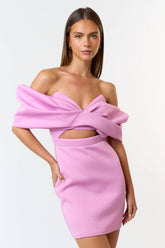 Lavender Scuba Mini Dress