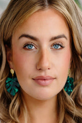 West Palm green earrings