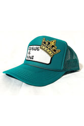Jesus is King patch trucker hat -clearance