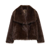 Faux fur jacket