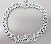 CUBAN LINK TRUMP & MAGA BRACELETS