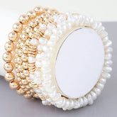 Multi Pearl Beaded Bracelet