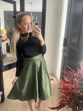 Green Pocket Skirt -clearance