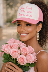 You Look Like You Love Me - Pink Vintage Trucker Hat