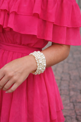 Faux Pearl Bracelet