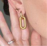 Gold-Plated Earrings - clearance