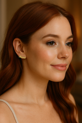 Mama 18k gold earrings