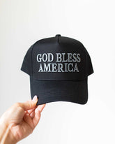 God Bless America Hat - Dark Gray & Black LIMITED EDITION