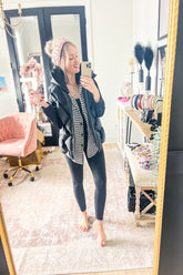 Black 3D Hooded Vest