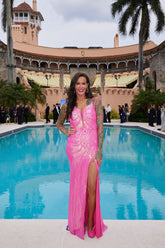 Barbie hot pink gala gown