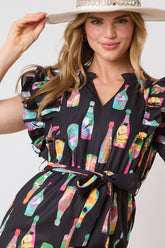 Black Champagne brunch jumpsuit