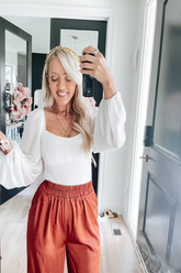 Vintage Beauty White Bodysuit