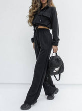 Black Jersey vibes sweatsuit