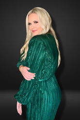 Plus Size Emerald Green Jumpsuit -clearance