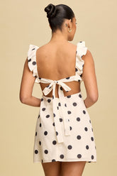 Polka Dot Ruffle Dress