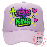 JESUS IS KING Grafitti Trucker