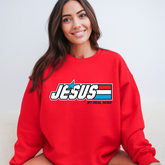 JESUS IS MY HERO SWEATSHIRT