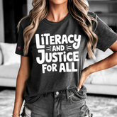 LITERACY & JUSTICE TEE