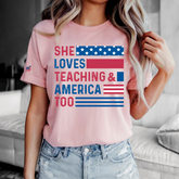 SHE LOVES TEACHING TEE